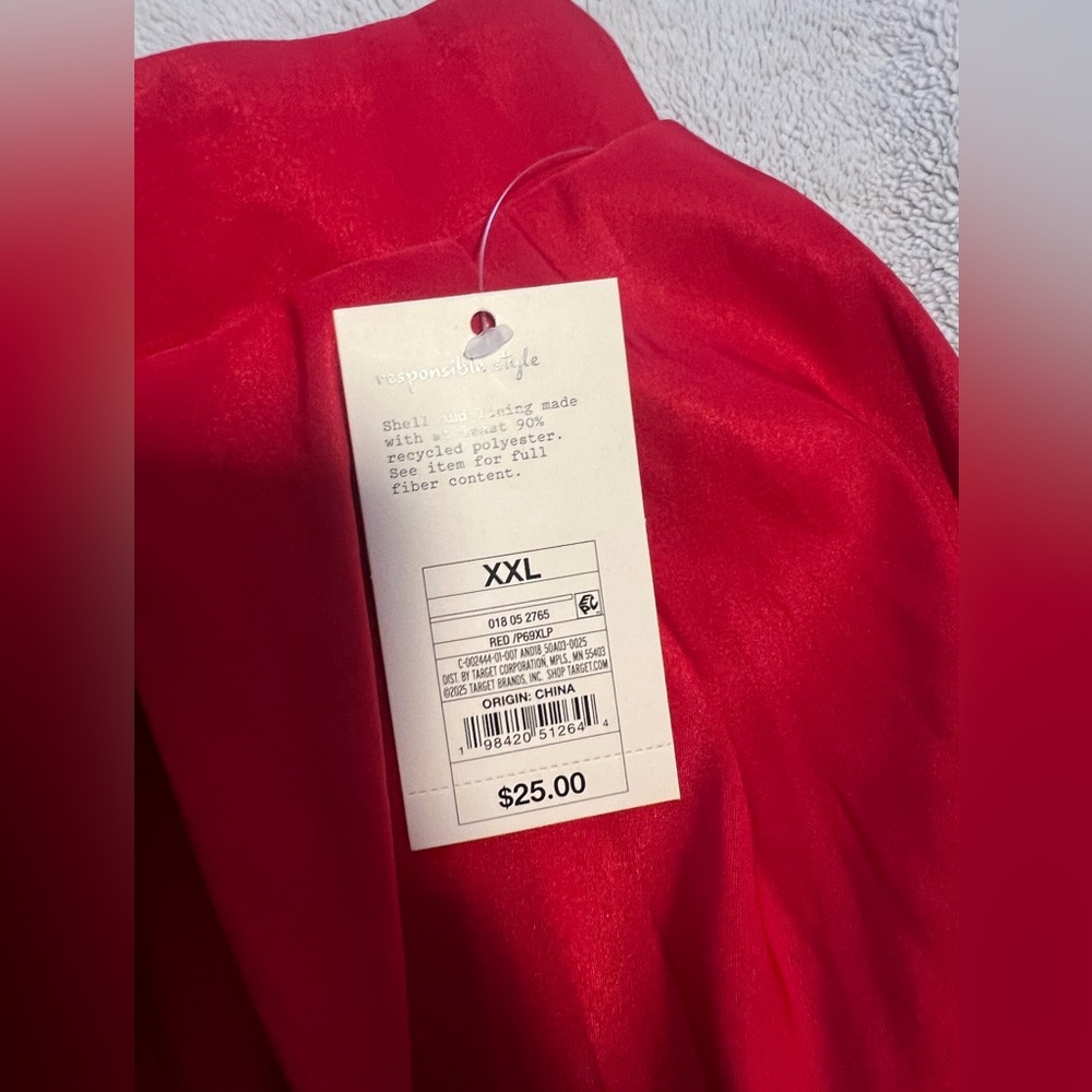 NWT Women's Bubble Hem Mini Skirt - A New Day™ Red XXL - Picture 4 of 4